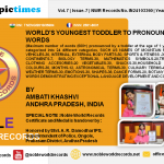WORLD'S YOUNGEST TODDLER TO PRONOUNCE 650+ WORDS