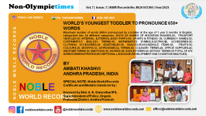 WORLD'S YOUNGEST TODDLER TO PRONOUNCE 650+ WORDS