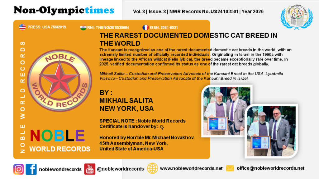 THE RAREST DOCUMENTED DOMESTIC CAT BREED IN THE WORLD