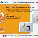 FASTEST 5-METRE CRAWL BY AN INFANT GIRL